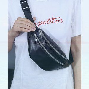 New Double Zipper Waist Bag 168